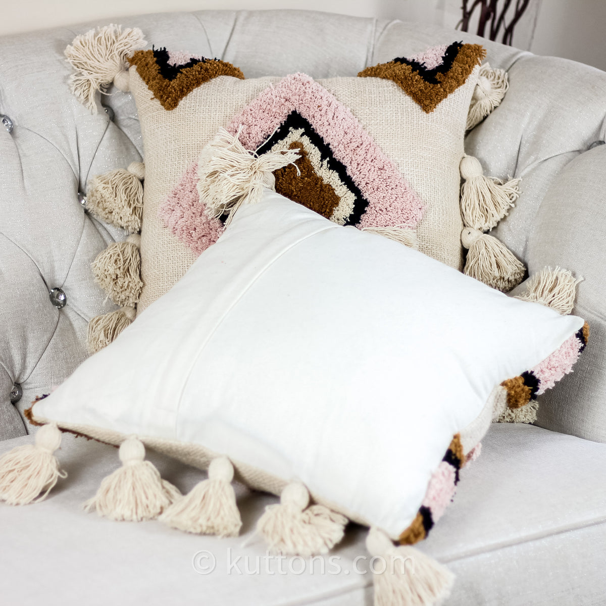 handcrafted cotton pilow cover 