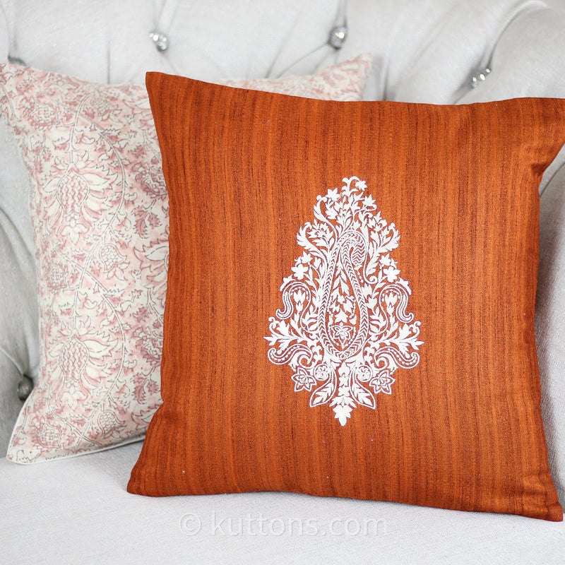 silk decorative cushion cover