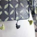 soft and airy cotton wrap stole