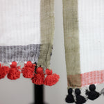 scarf with tassels