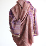 silk and wool shawl