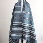 rustic wool shawl blanket throw