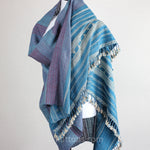 handwoven silk and wool ethnic wrap