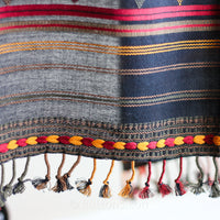 handmade cotton wrap stole with beautiful tassels