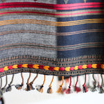 handmade cotton wrap stole with beautiful tassels