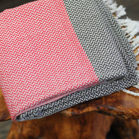 handmade cotton beach towel