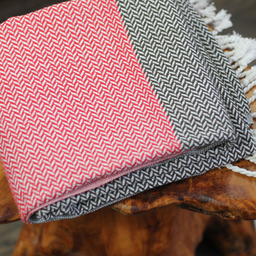 handmade cotton beach towel