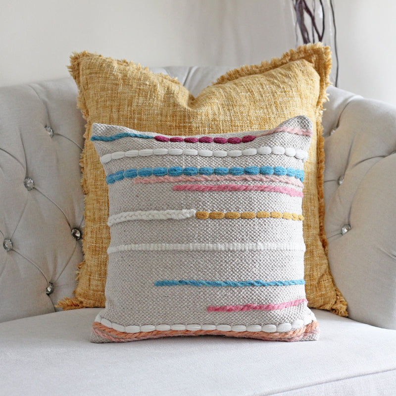 100 cotton throw pillows clearance