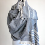 handwoven cotton scarf