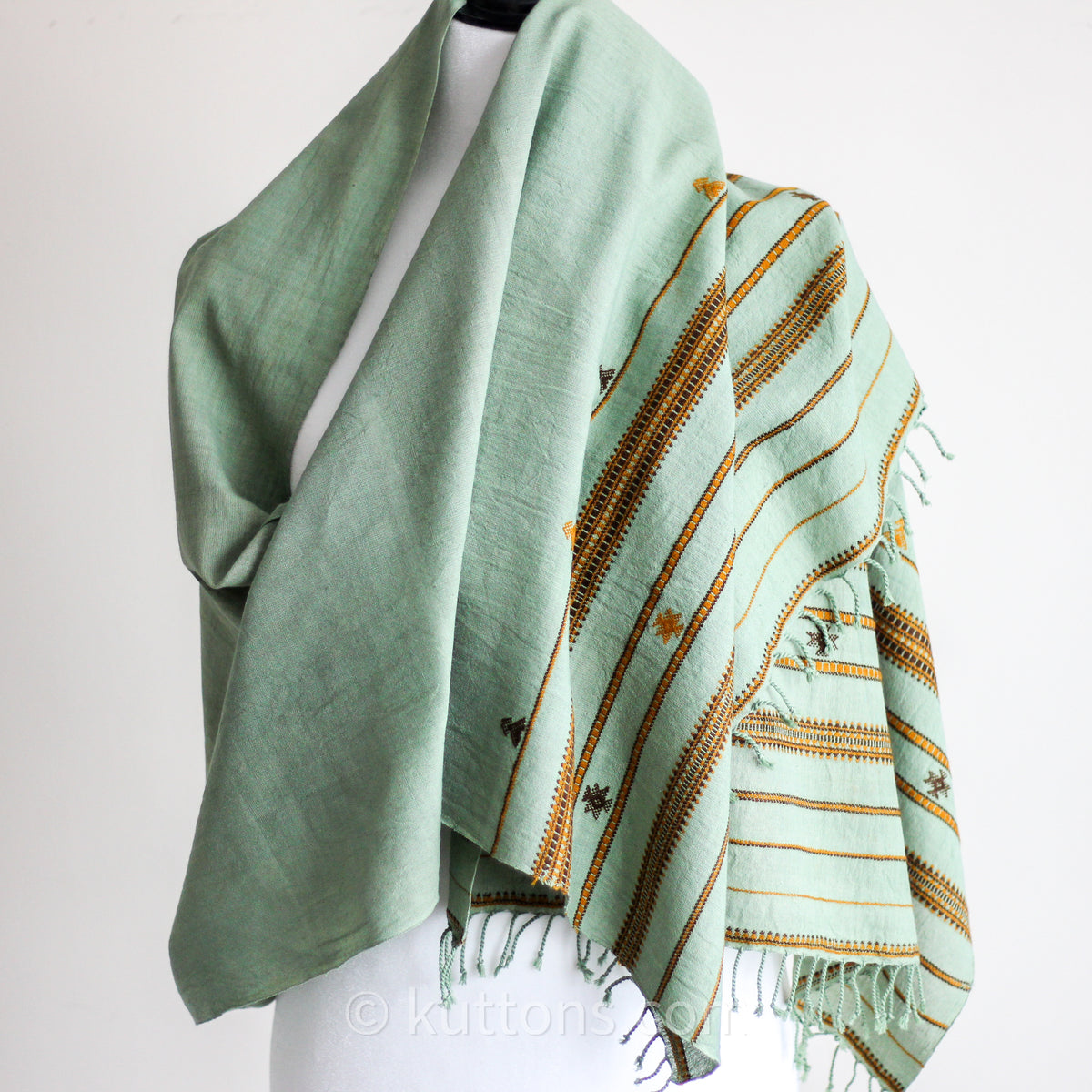 organic kala cotton scarf