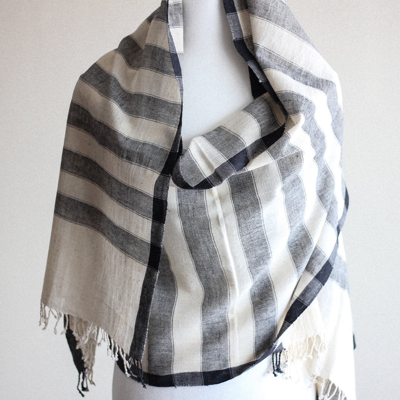 handwoven organic cotton wrap