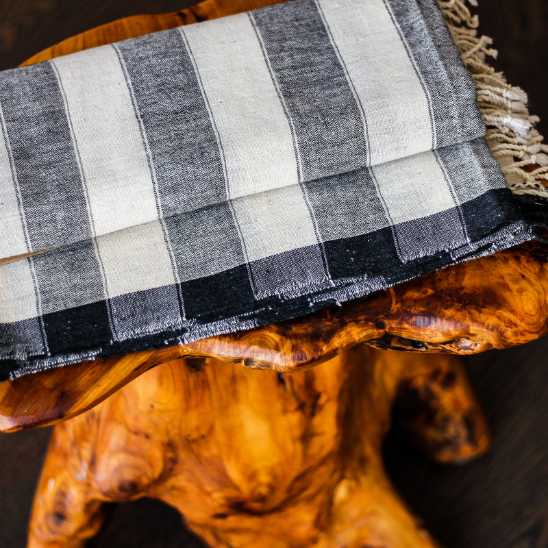 handwoven cotton stole