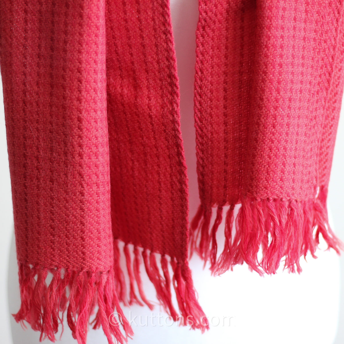 beautiful scarf handwoven by village artisans