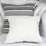 handwoven cotton textured cushion cover 18"