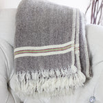 handcrafted woolen throw cum blanket