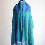 merino and himalayan wool handwoven wrap stole
