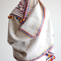 wrap made from silk and cotton