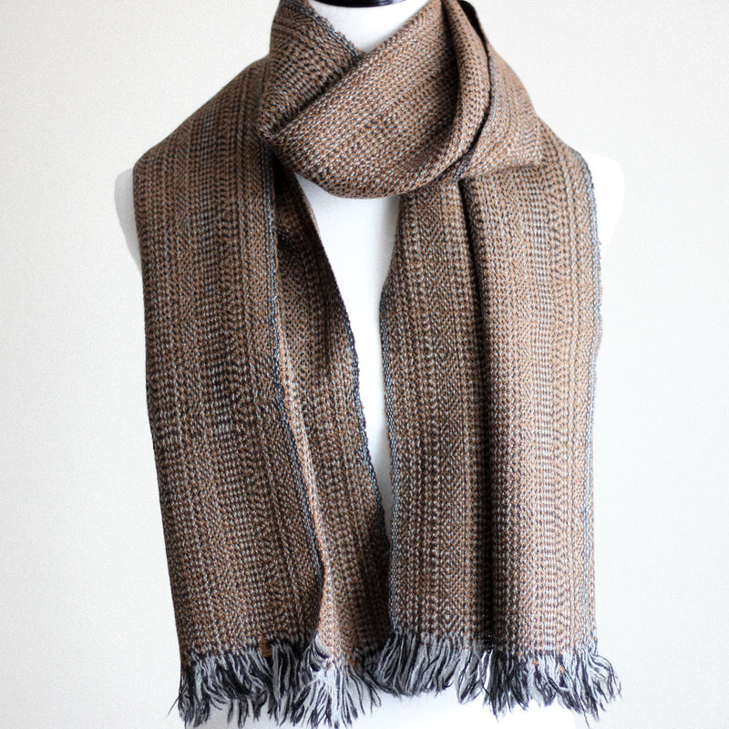 thick scarf from camel wool
