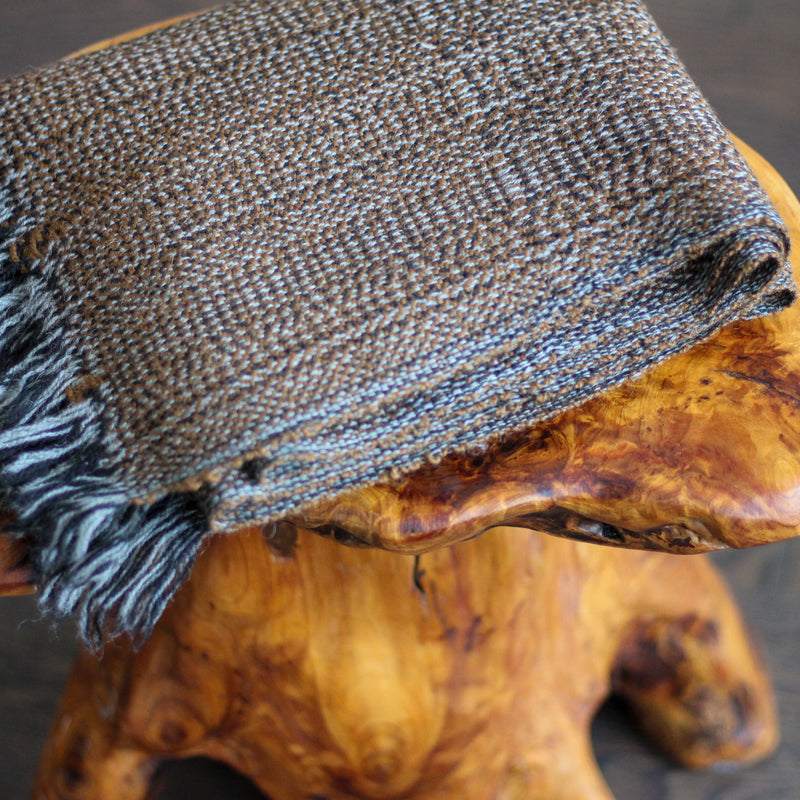 bactrian camel wool thick scarf made in Laddakh
