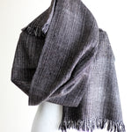 handspun and handwoven himalayan sheep wool mufler
