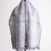 raw rustic sheep wool scarf