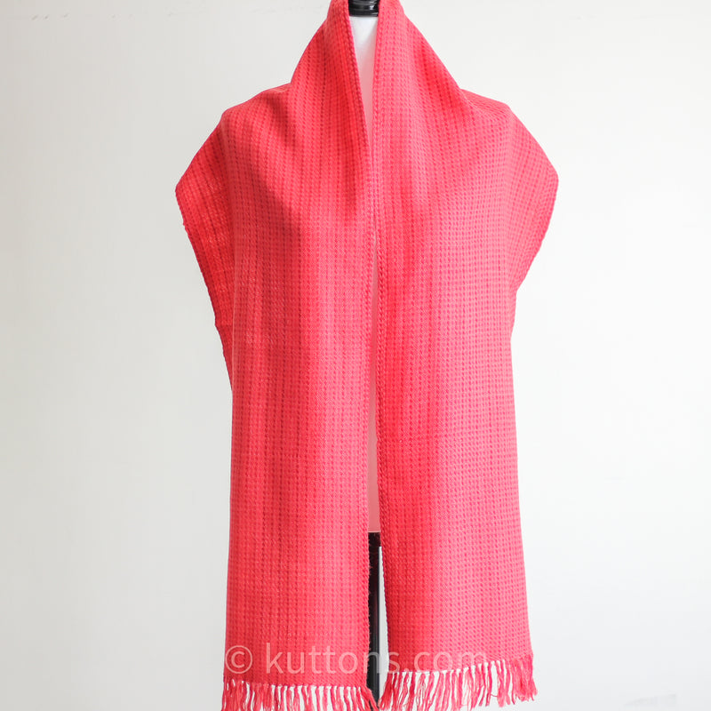 handwoven naturally dyed cozy scarf