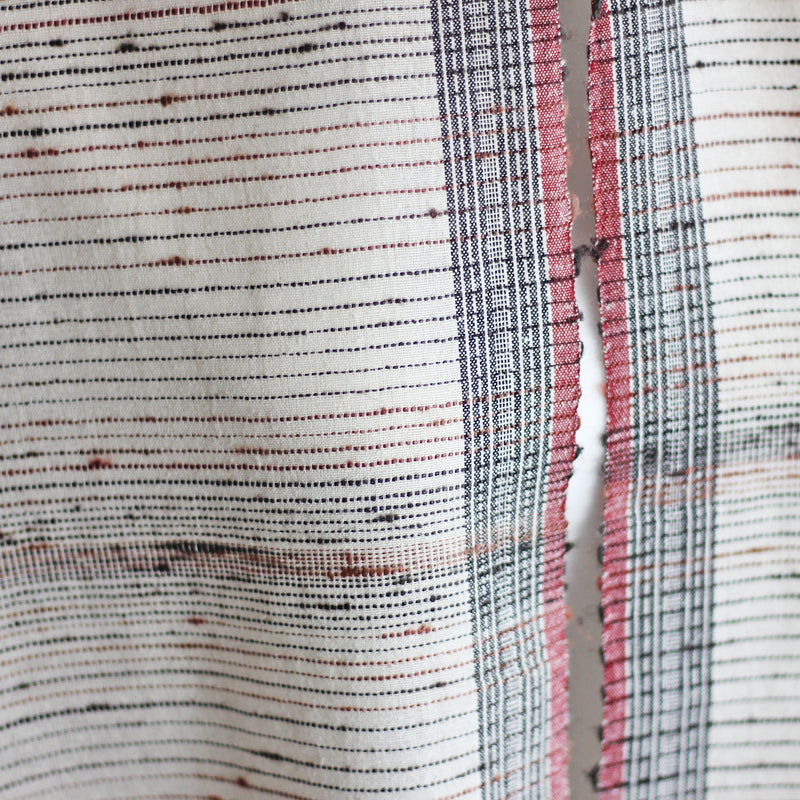 cotton and silk wrap with tassels