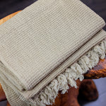 naturally dyed handmade cotton towel