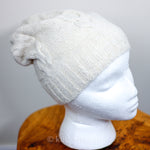 Pure Cashmere Hat - 100% Pashmina Cashmere from Ladakh Himalayas | Cream