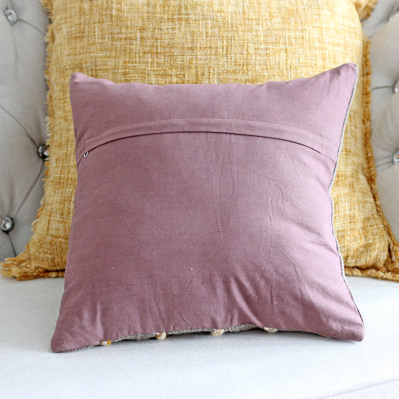 cushion covers reverse side with zipper