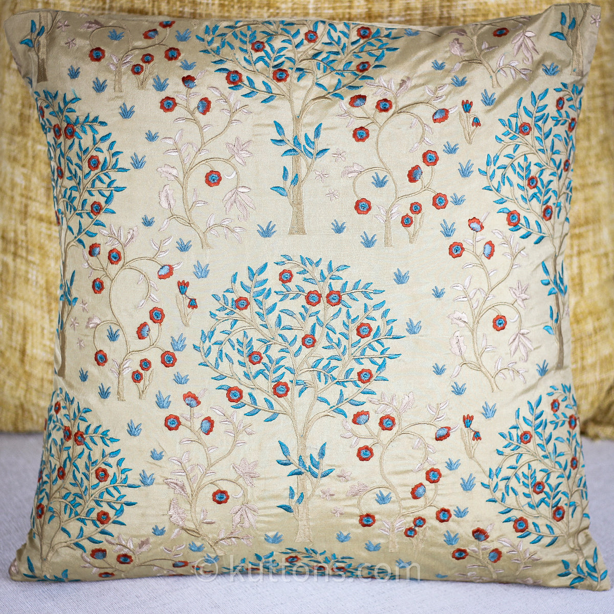 silk pillow cover