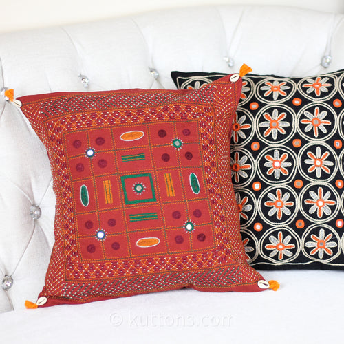 nomadic women hand embriodery cushions