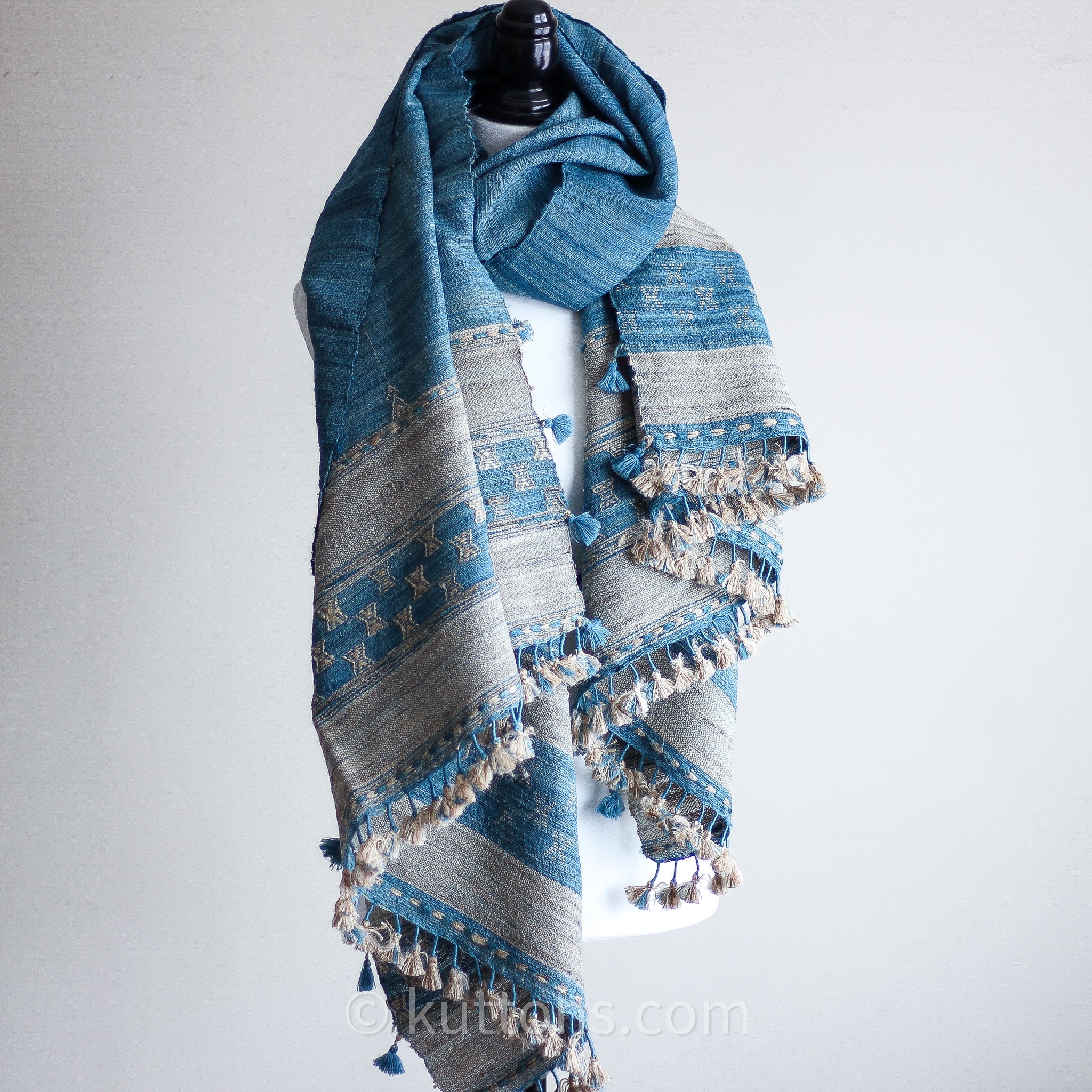 silk and wool shawl wrap