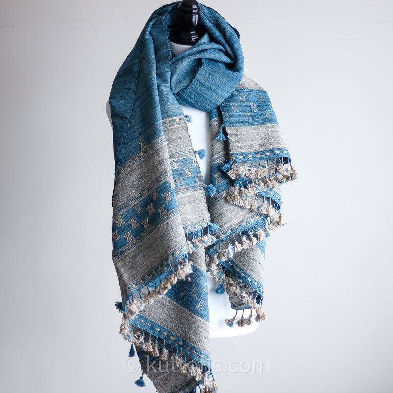 silk and wool shawl wrap