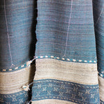 handwoven silk and woolen shawl wrap