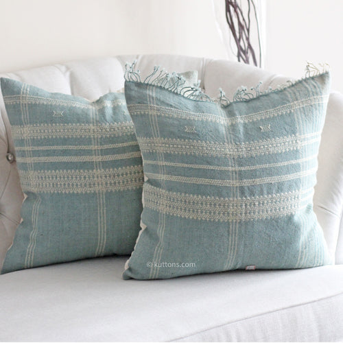 Handwoven Wool Cushion Cover Set - Bhujodi Vintage Pillows