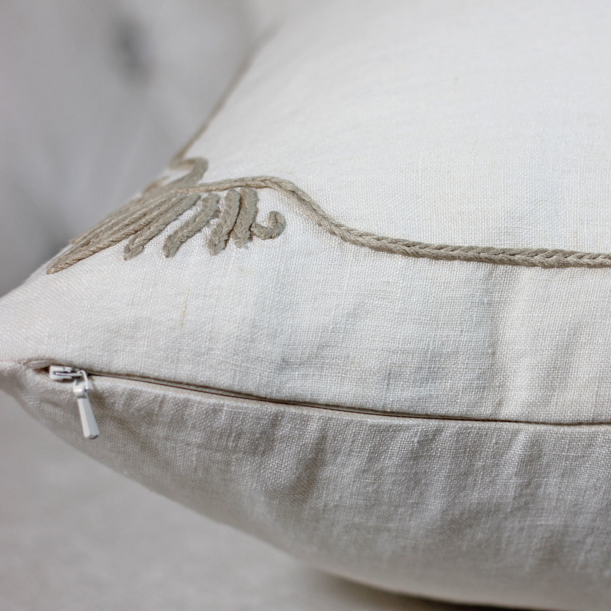 pillow zipper
