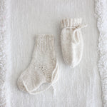 Pure Cashmere Baby Booties - Ultrasoft | Milk White