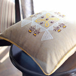 Cotton Textured Pillow Cover with hand stitched edges